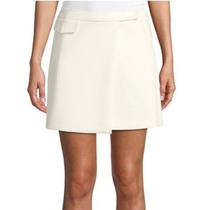 NWT Theory White A Line Skirt